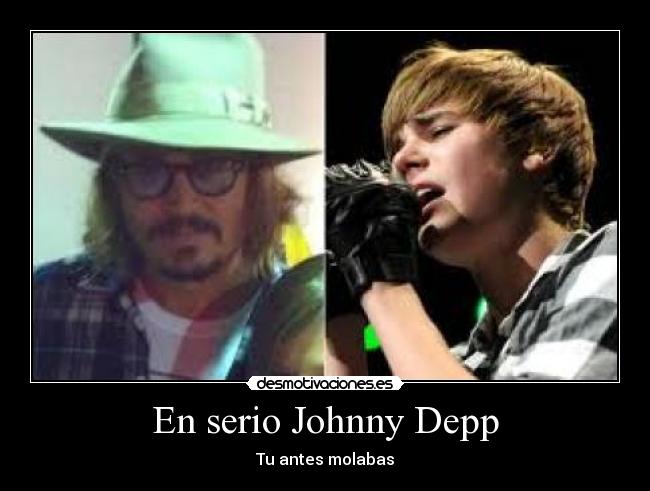 En serio Johnny Depp -
