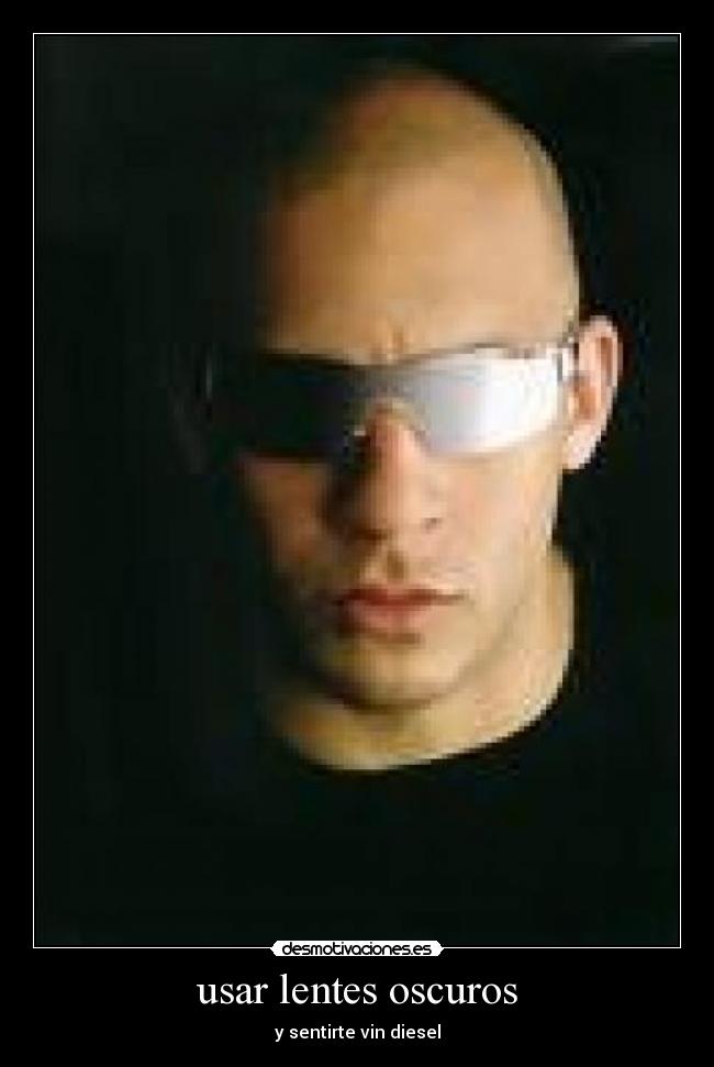usar lentes oscuros - 