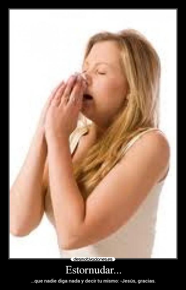 carteles estornudo desmotivaciones