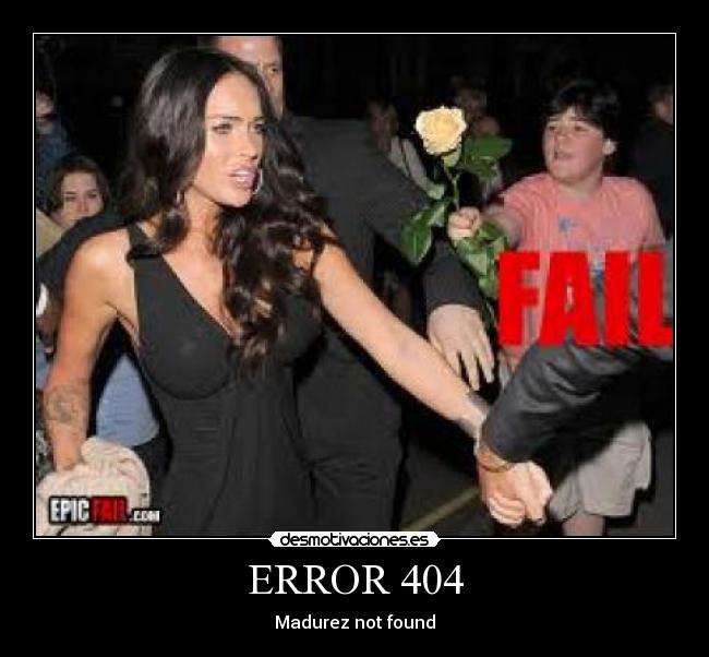 ERROR 404 - Madurez not found