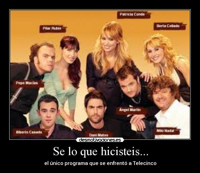 Se lo que hicisteis... -