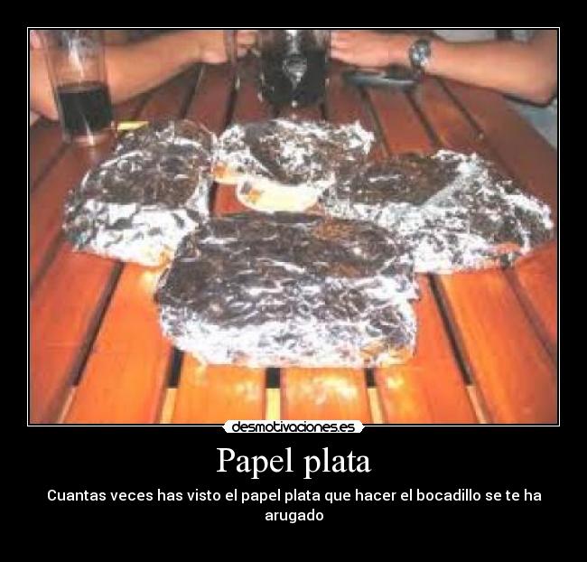 Papel plata - 