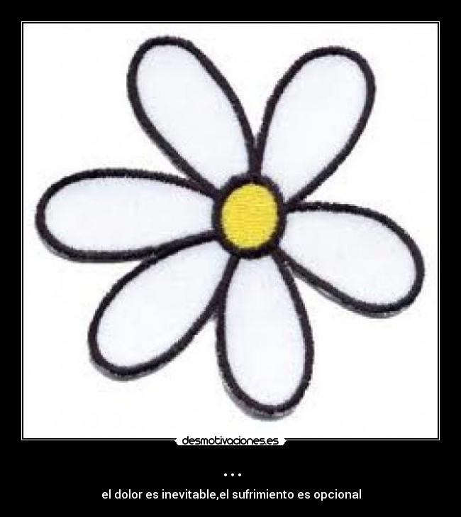 ... - el dolor es inevitable,el sufrimiento es opcional
