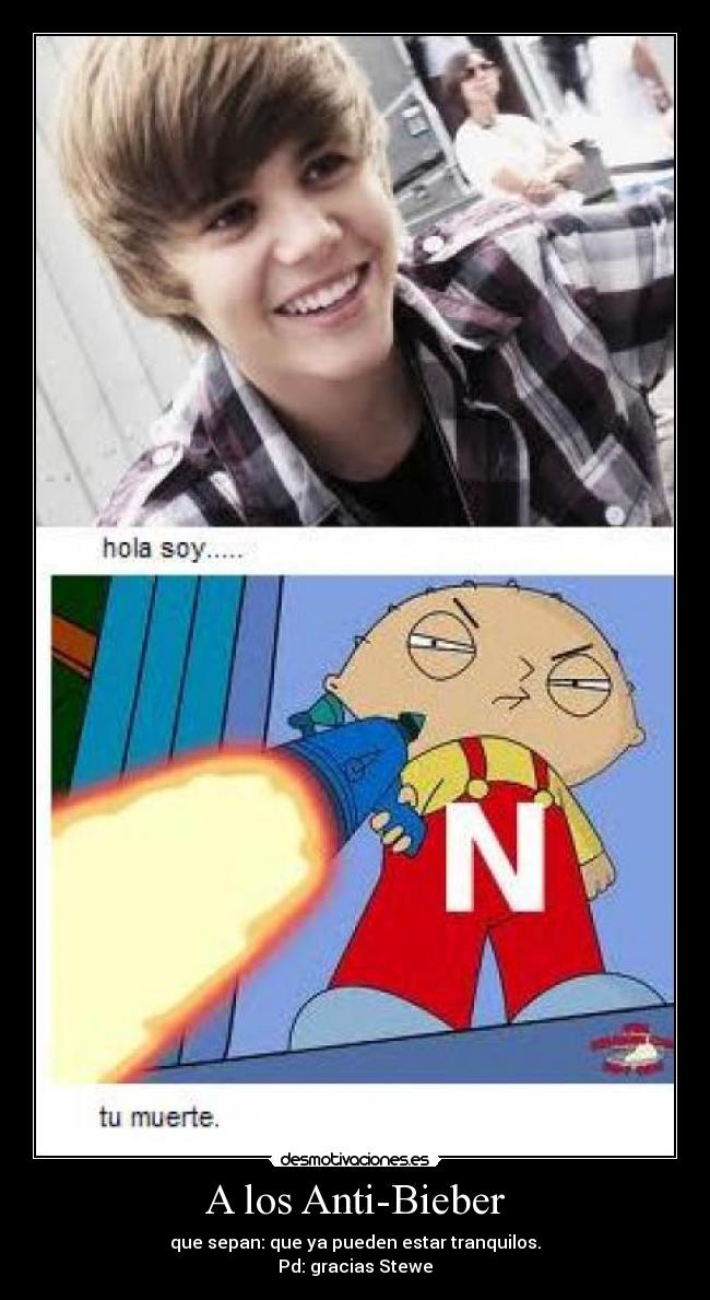 A los Anti-Bieber - 