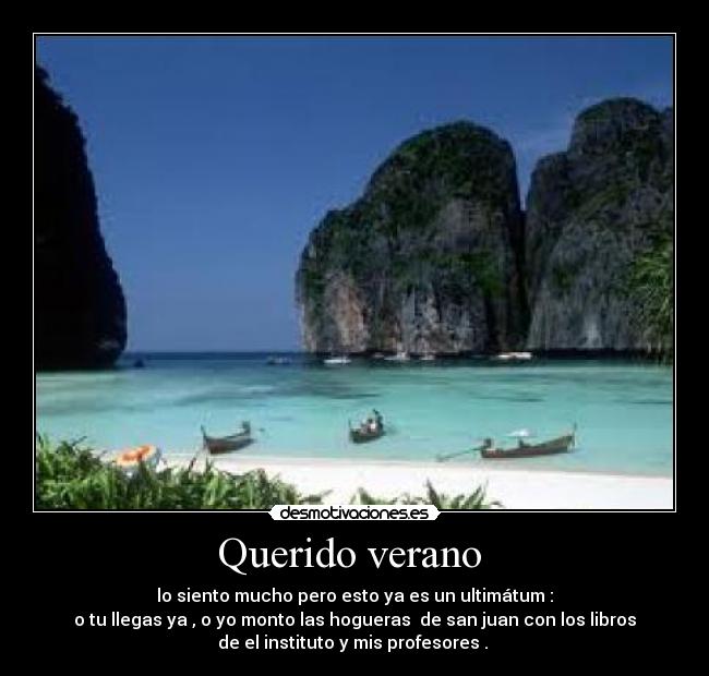Querido verano  - 