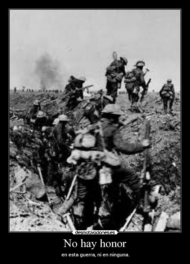 No hay honor -