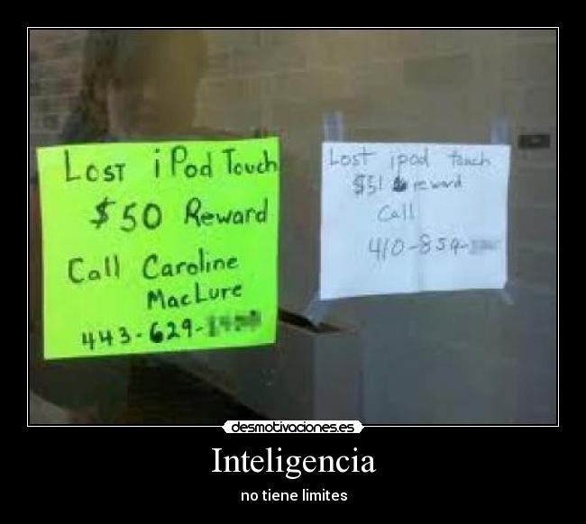 Inteligencia - no tiene limites