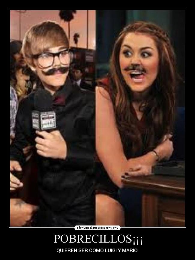 POBRECILLOS¡¡¡ - QUIEREN SER COMO LUIGI Y MARIO