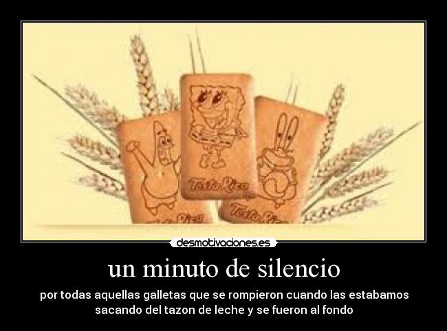 un minuto de silencio -