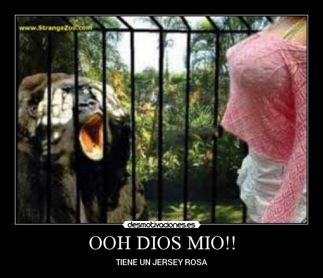 OOH DIOS MIO!! - TIENE UN JERSEY ROSA