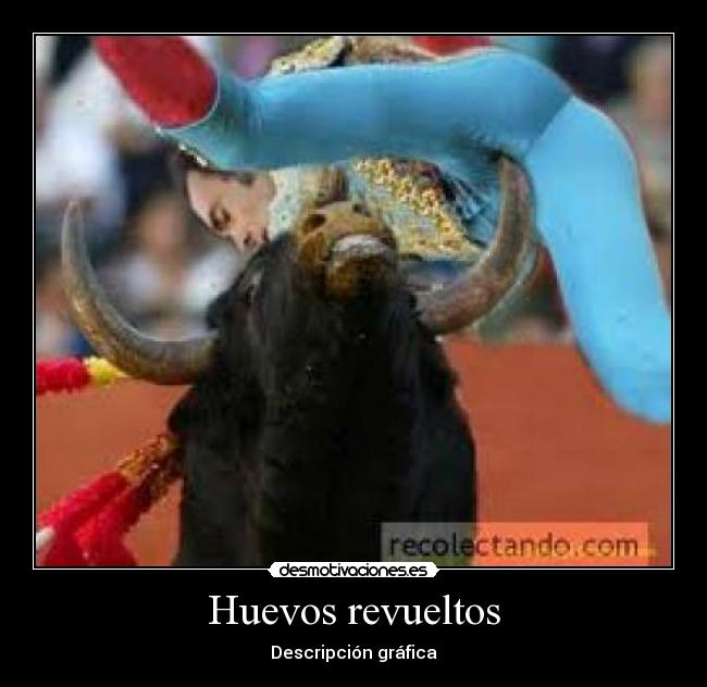 Huevos revueltos - Descripción gráfica