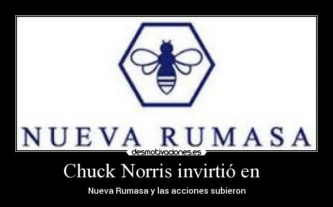 Chuck Norris invirtió en - Nueva Rumasa y las acciones subieron
