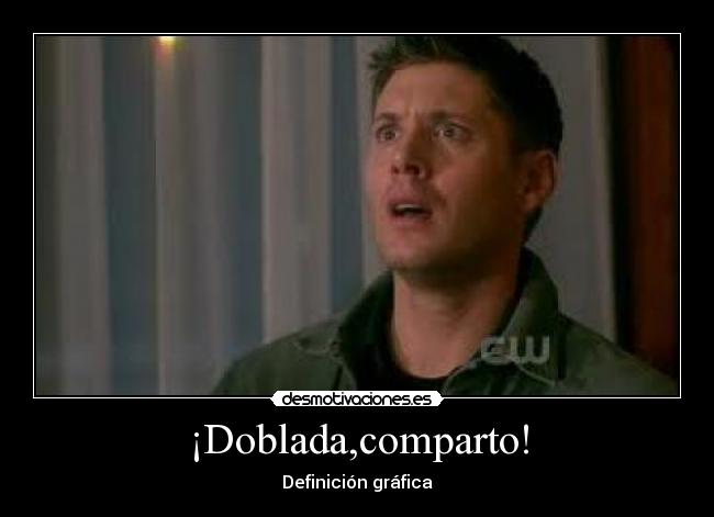 ¡Doblada,comparto! - Definición gráfica