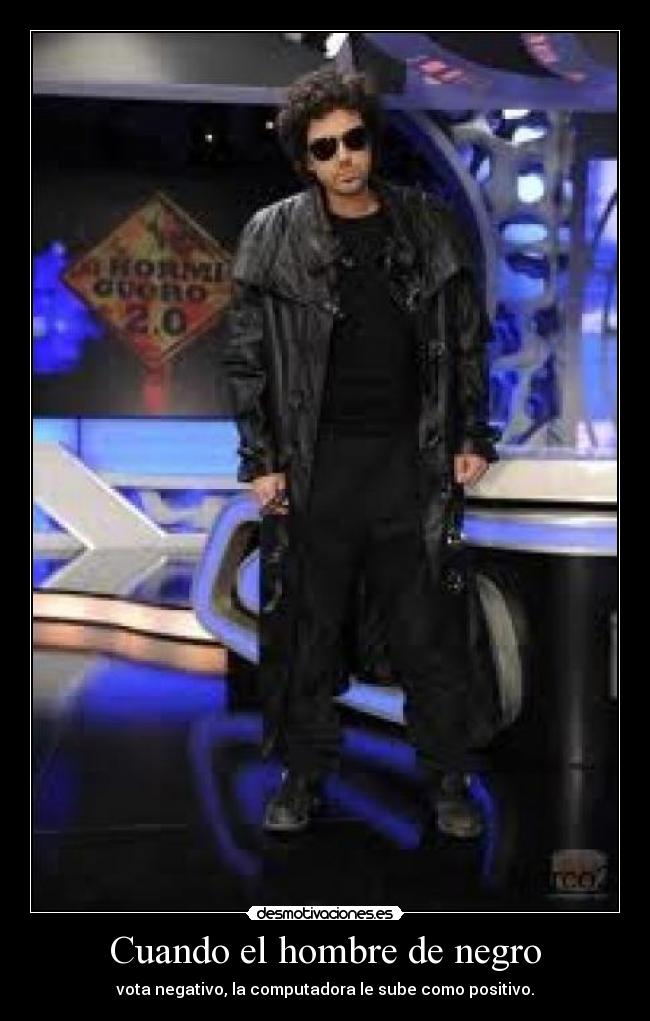 Cuando el hombre de negro -
