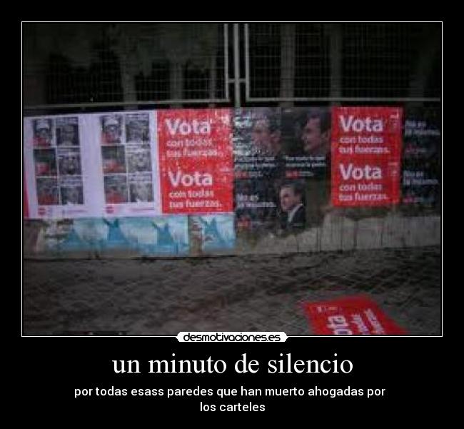 un minuto de silencio - 
