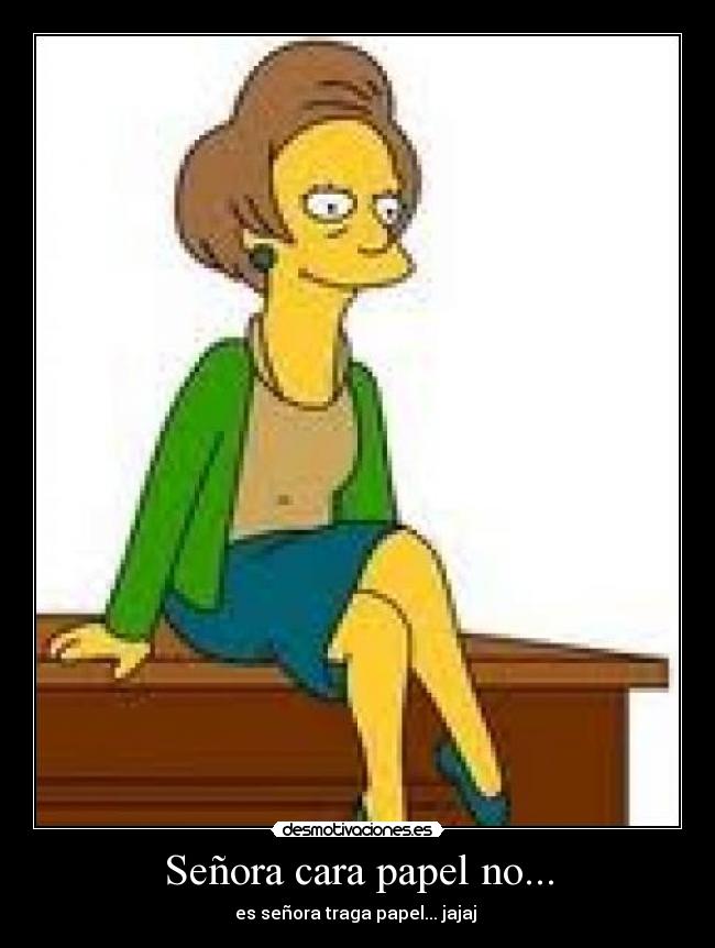 Señora cara papel no... - 