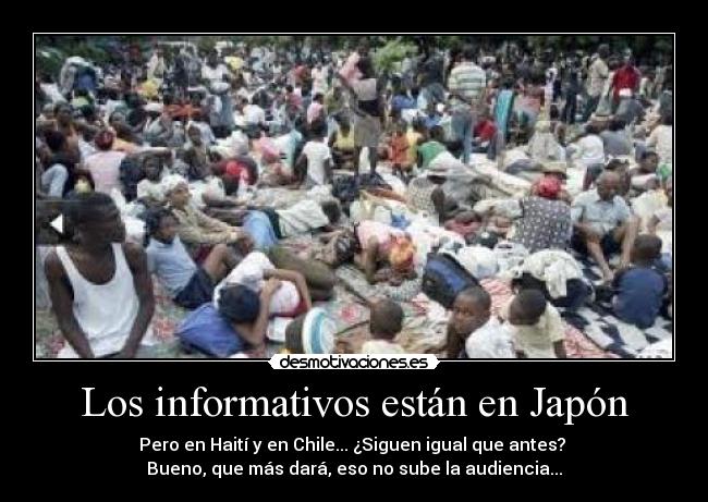 Los informativos están en Japón -