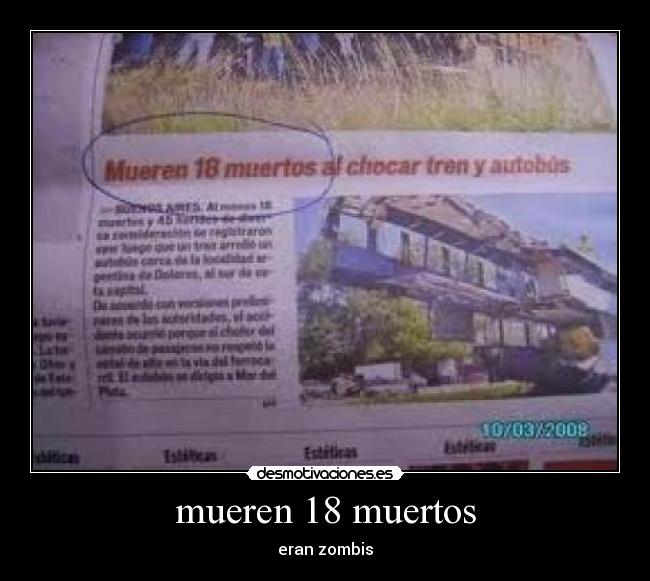mueren 18 muertos - 