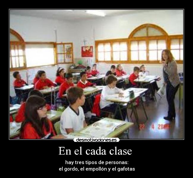En el cada clase  - 