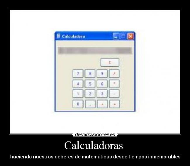 Calculadoras -