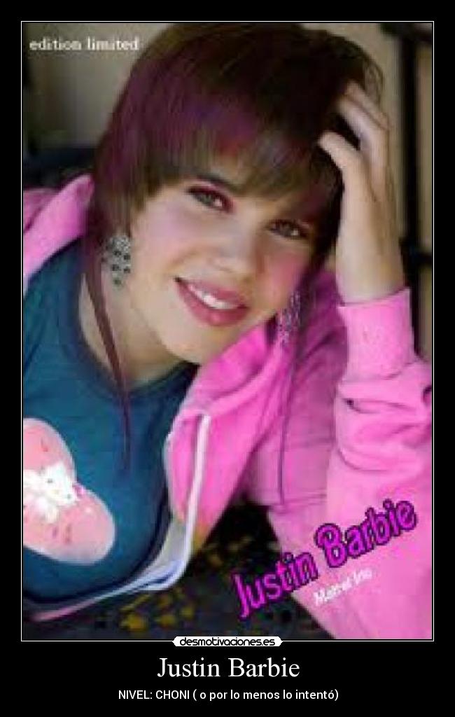 carteles justin barbie desmotivaciones