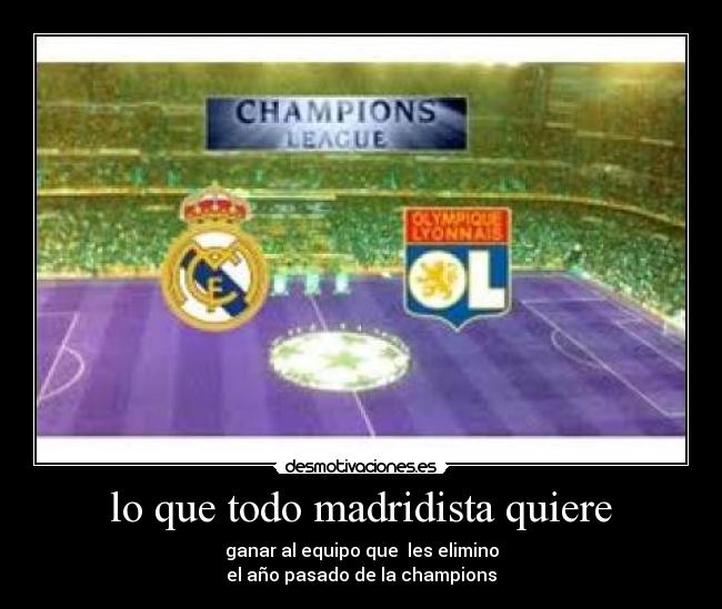 lo que todo madridista quiere -
