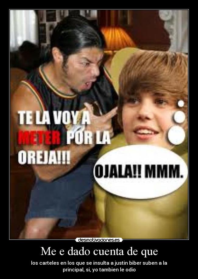 Me e dado cuenta de que - 