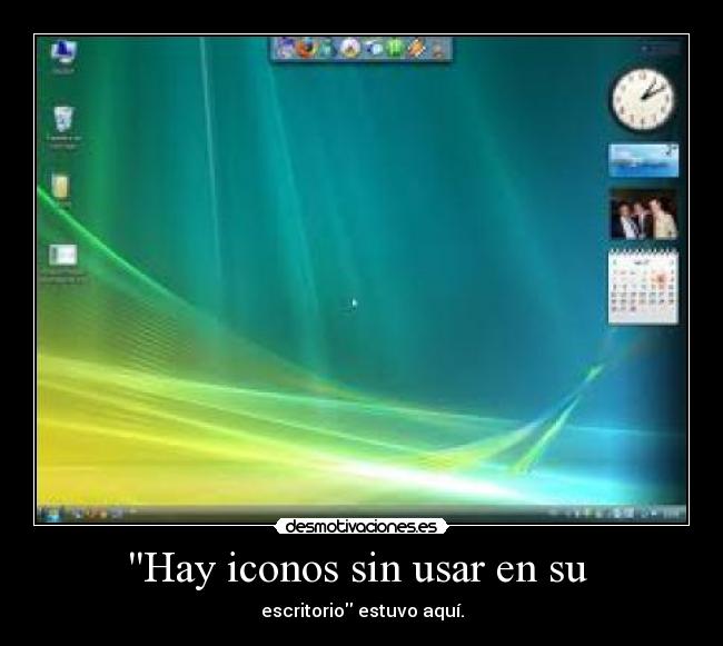 Hay iconos sin usar en su  - 