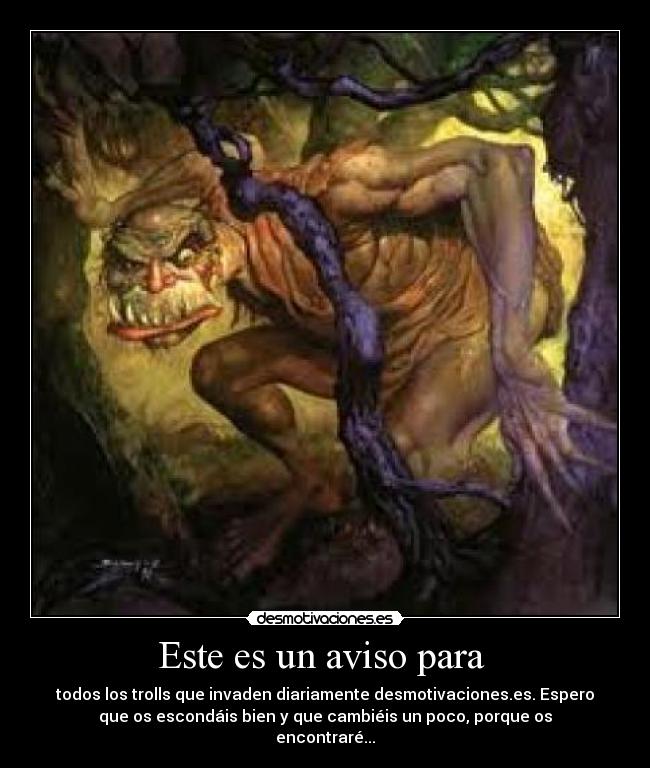 Este es un aviso para  - 