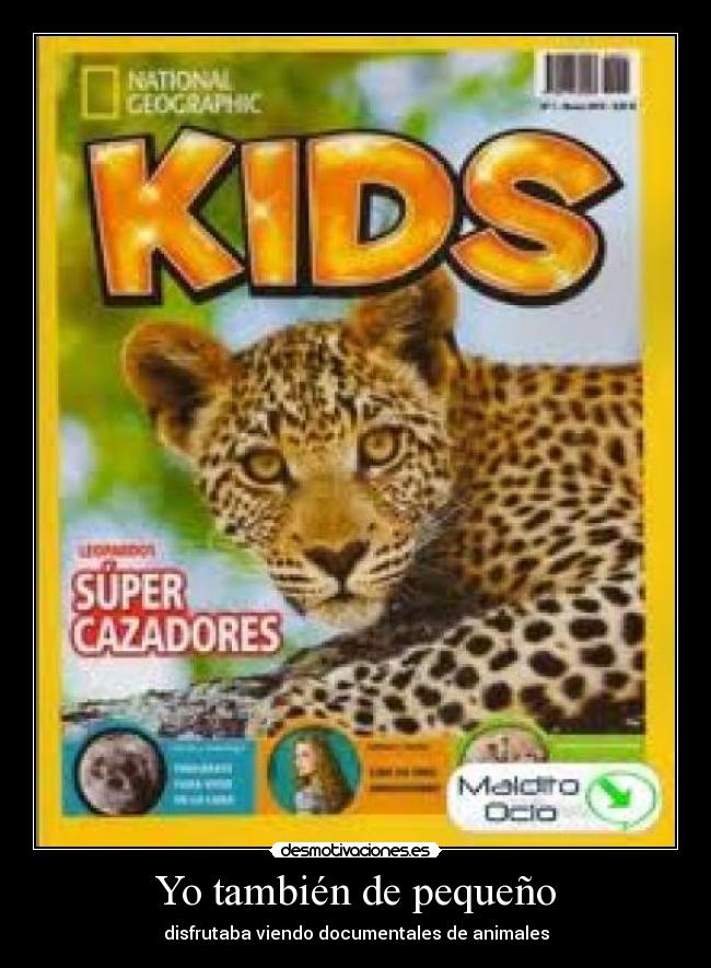 Yo también de pequeño - 