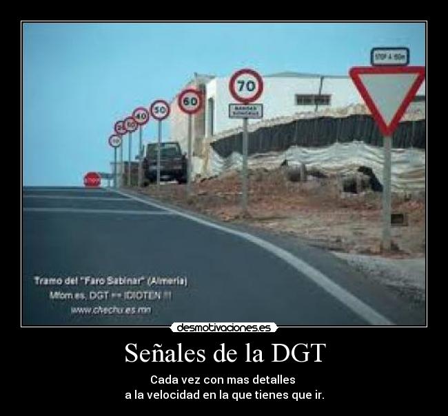 carteles dgt desmotivaciones