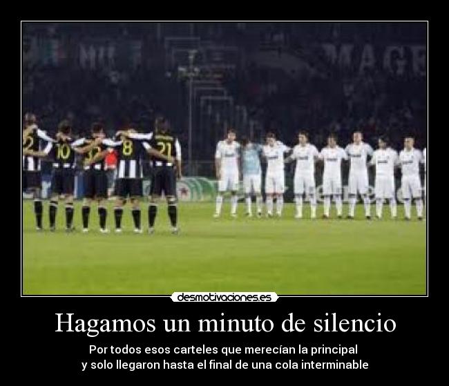 Hagamos un minuto de silencio - 