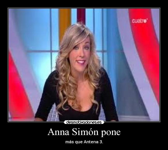 Anna Simón pone - 