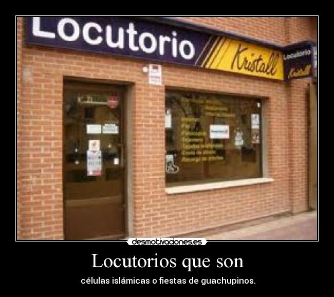 Locutorios que son - 