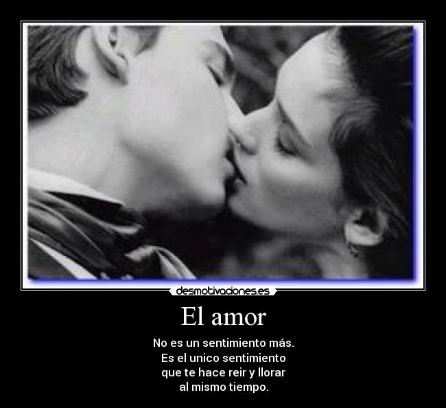 El amor -