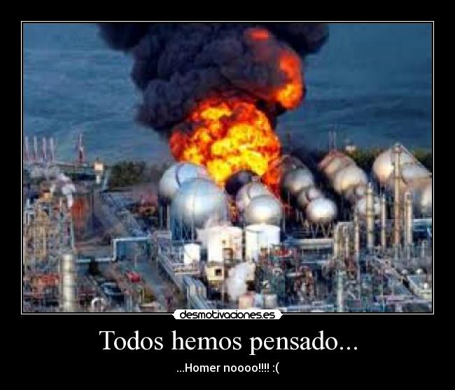 Todos hemos pensado... - ...Homer noooo!!!! :(