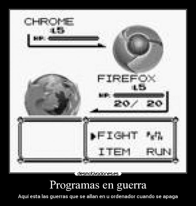 Programas en guerra -