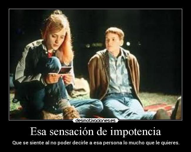 Esa sensación de impotencia - 