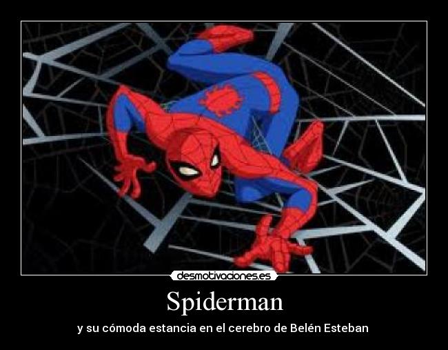 carteles spiderman desmotivaciones
