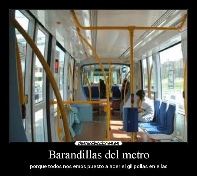 Barandillas del metro - 