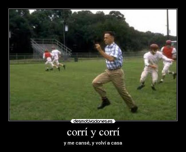 corrí y corrí - 