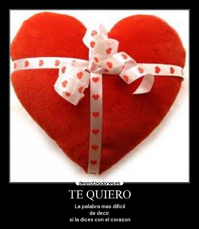 TE QUIERO -