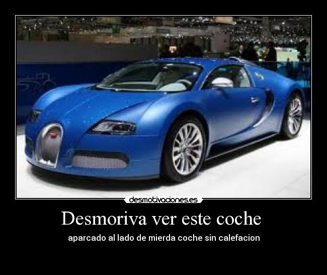 Desmoriva ver este coche - aparcado al lado de mierda coche sin calefacion