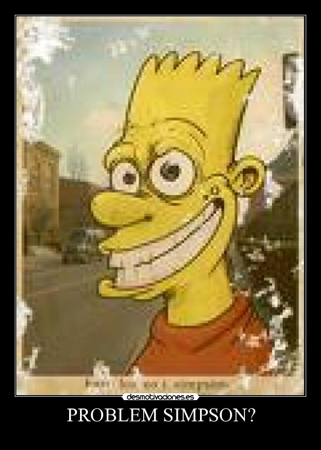 carteles simpson problem desmotivaciones