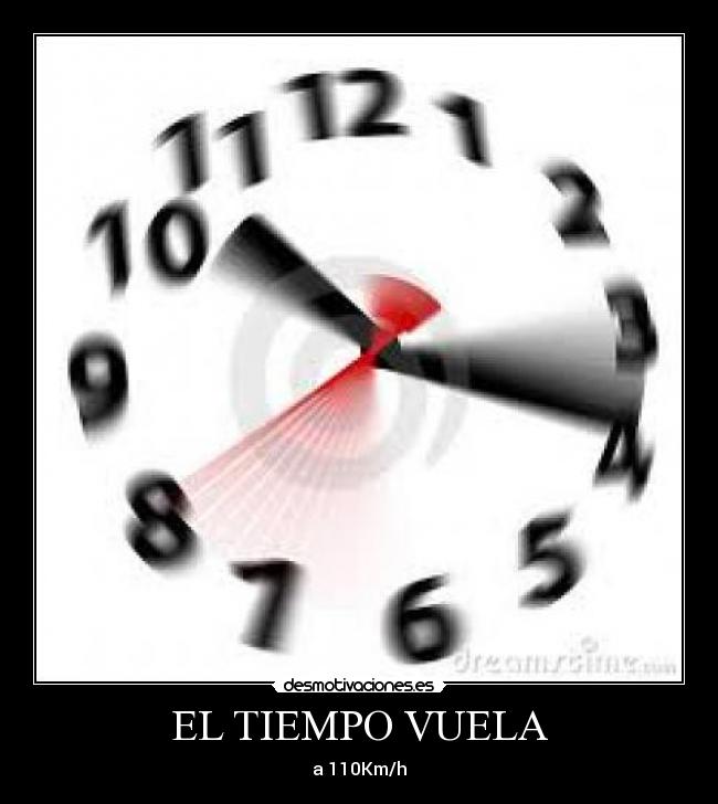 EL TIEMPO VUELA - a 110Km/h