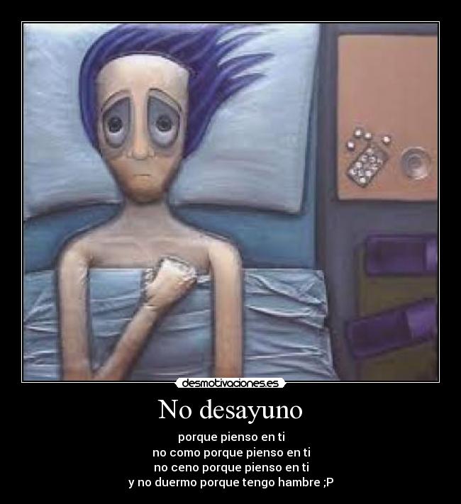 No desayuno -