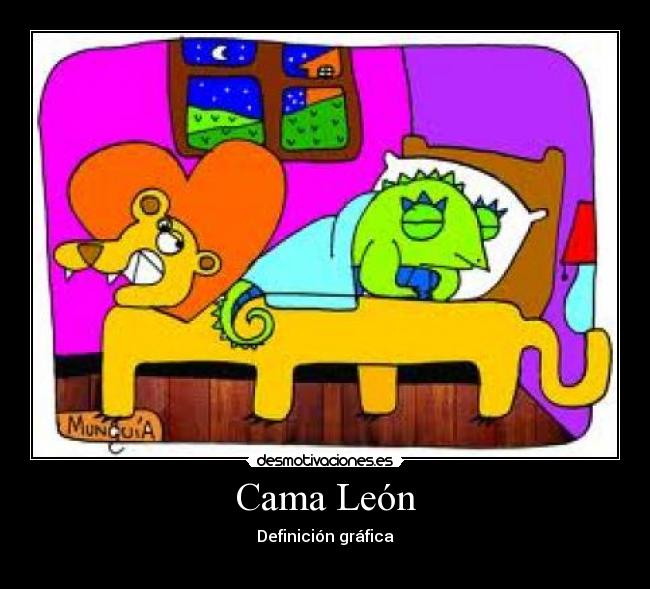 Cama León - Definición gráfica