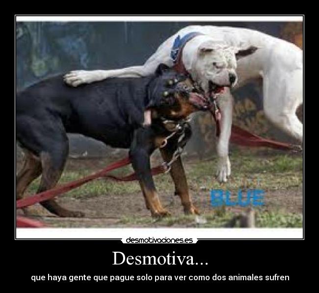 Desmotiva... -