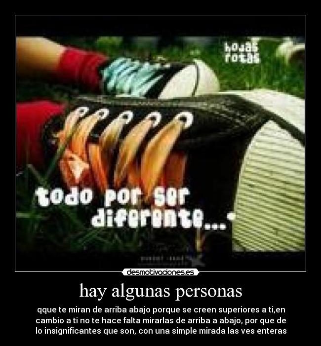hay algunas personas - 