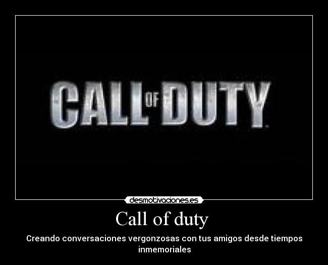 carteles call duty desmotivaciones